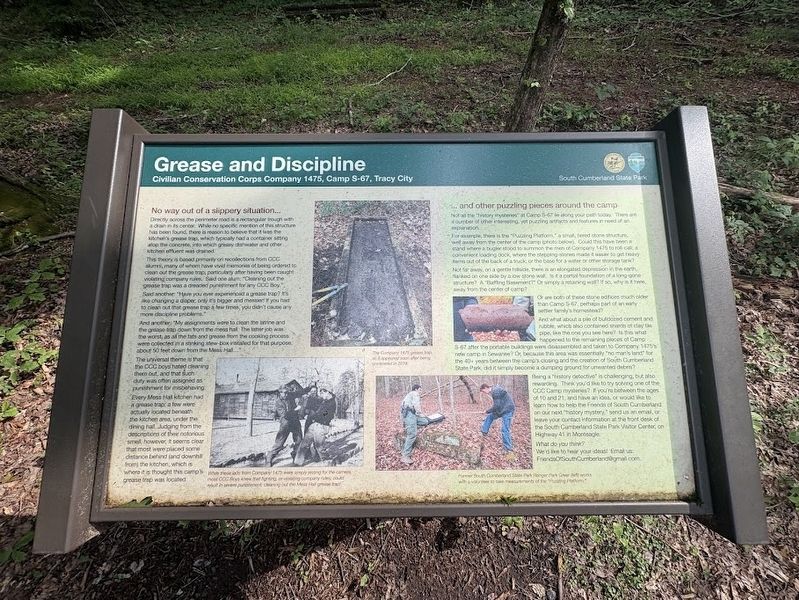 Grease and Discipline Marker image. Click for full size.