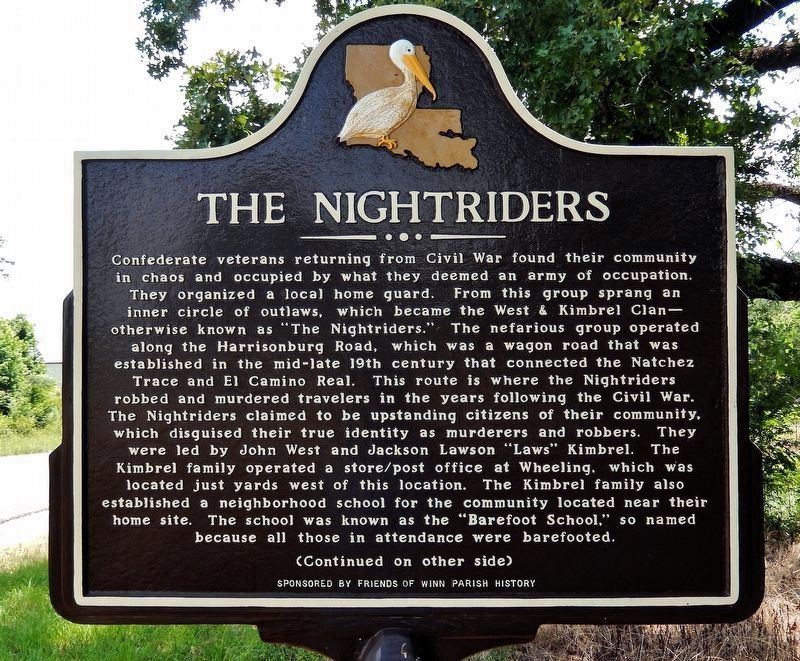 The Nightriders Marker (<i>side 1</i>) image. Click for full size.