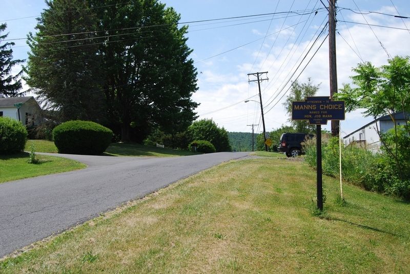 Manns Choice Marker. Click for full size. Manns Choice Marker image. Click for full size.