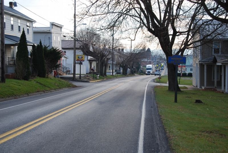 Woodbury Marker. Click for full size. Woodbury Marker image. Click for full size.