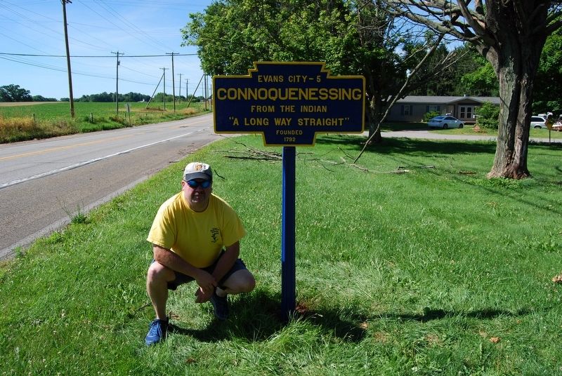 Connoquenessing Marker. Click for full size. Connoquenessing Marker image. Click for full size.