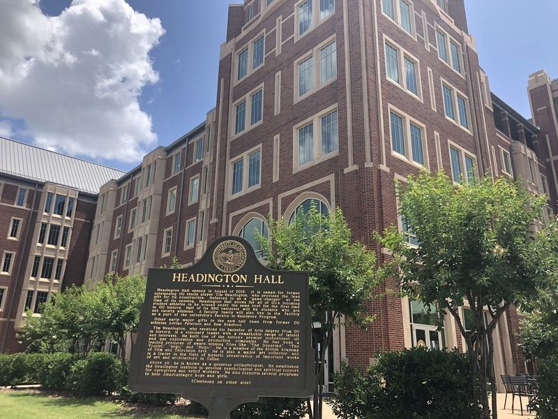Headington Hall Marker. Click for full size. Headington Hall Marker image. Click for full size.