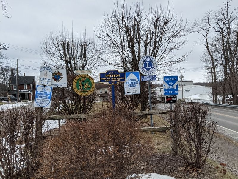 Cresson Marker. Click for full size. Cresson Marker image. Click for full size.