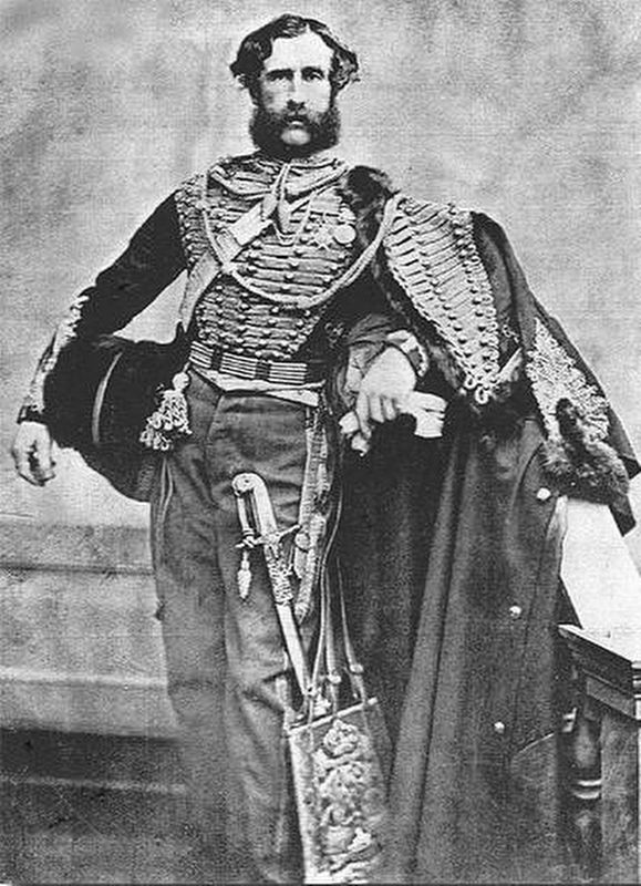 Lt. Alexander Dunn VC, 11th Hussars 1854 image. Click for full size.