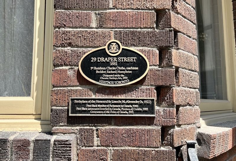 29 Draper Street Marker. Click for full size. 29 Draper Street Marker image. Click for full size.