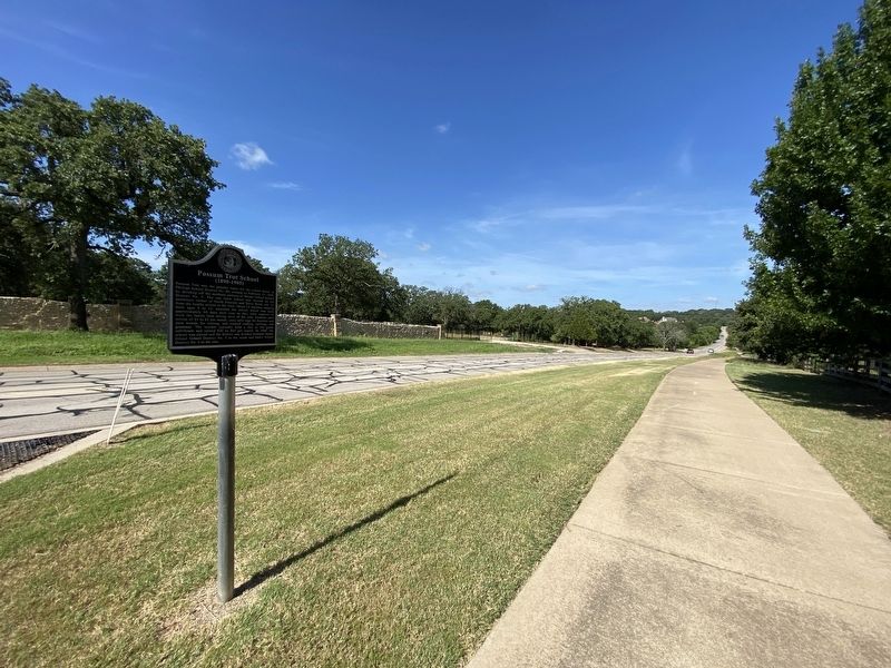 Possum Trot School Marker image. Click for full size.