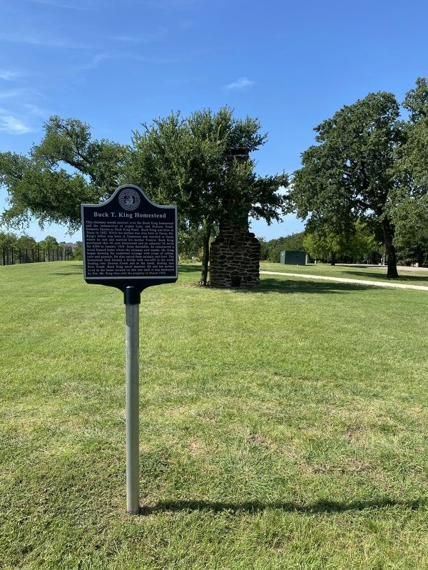 Buck T. King Homestead Marker image. Click for full size.