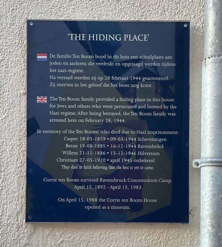 �The Hiding Place� Marker image. Click for full size.