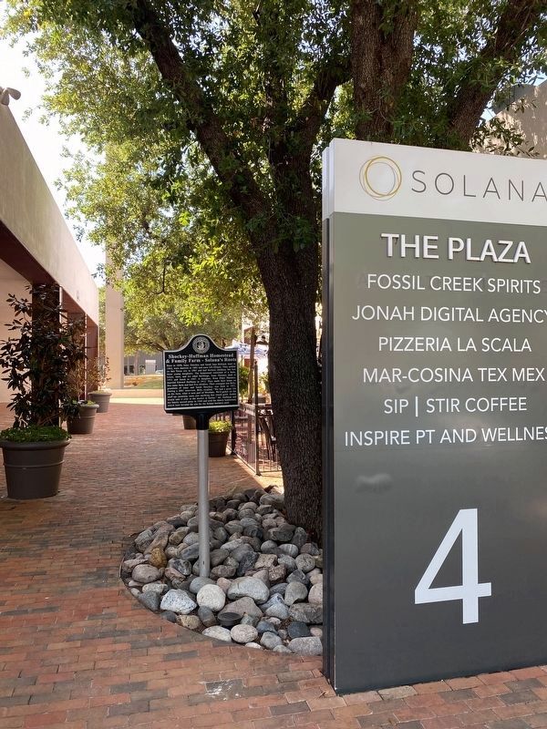 Shockey-Huffman Homestead & Family Farm - Solana's Roots Marker image. Click for full size.