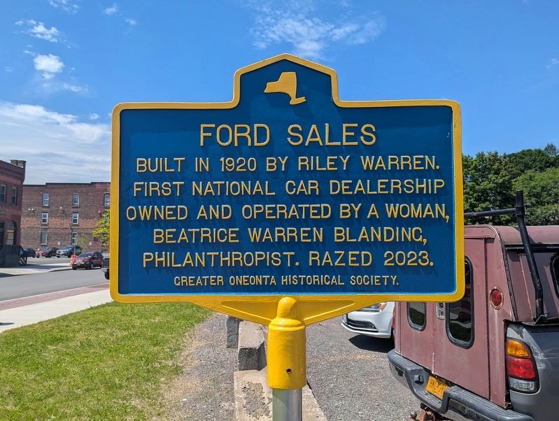 Ford Sales Marker image. Click for full size.