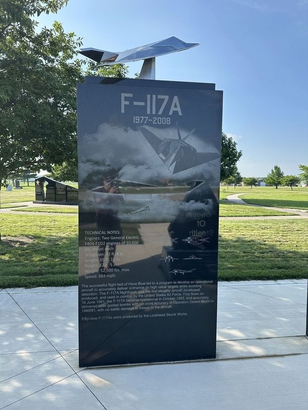 Pioneers of Stealth Marker - F-117A image. Click for full size.