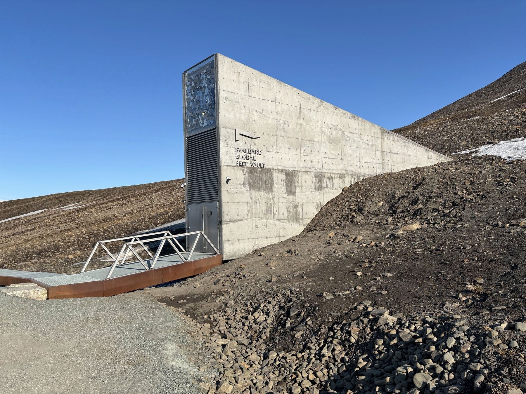 Svalbard Seed Vault. Click for full size. Svalbard Seed Vault image. Click for full size.