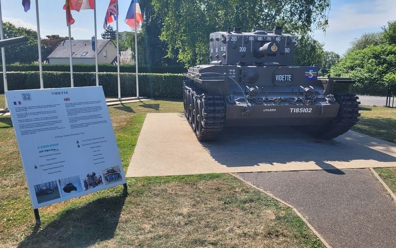 The Vidette tank and Marker. Click for full size. The Vidette tank and Marker image. Click for full size.