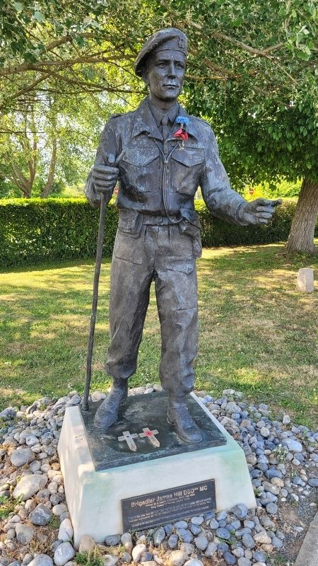 Brigadier James Hill statue. Click for full size. Brigadier James Hill statue image. Click for full size.