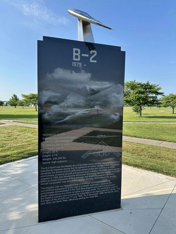 Pioneers of Stealth Marker - B-2 image. Click for full size.