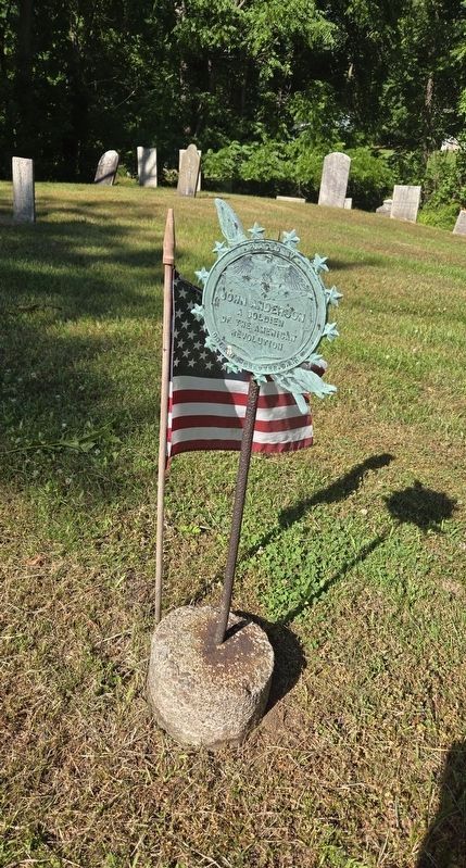 Grave of Revolutionary War Soldier<br>John Anderson. Click for full size. Grave of Revolutionary War Soldier<br>John Anderson image. Click for full size.