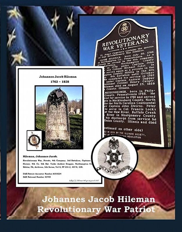 Revolutionary War Veteran Jacob Hileman image. Click for full size.