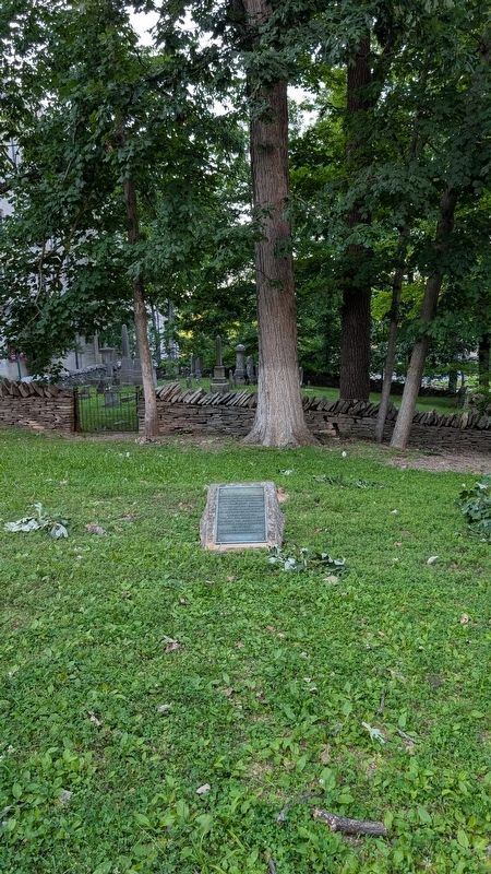 Rabbi Abraham Cronback Marker in context. Click for full size. Rabbi Abraham Cronback Marker in context image. Click for full size.