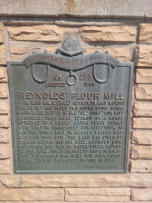 Reynolds Flour Mill Marker. Click for full size. Reynolds Flour Mill Marker image. Click for full size.