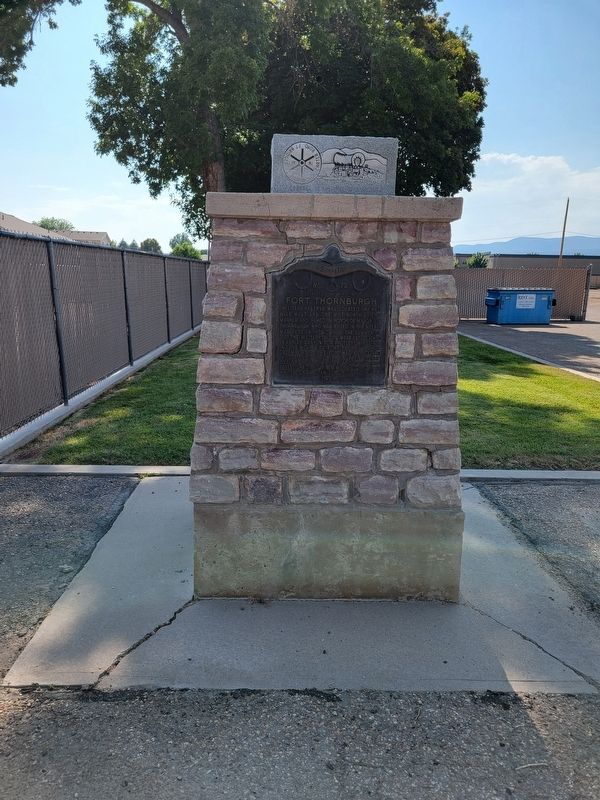 Fort Thornburgh Marker. Click for full size. Fort Thornburgh Marker image. Click for full size.