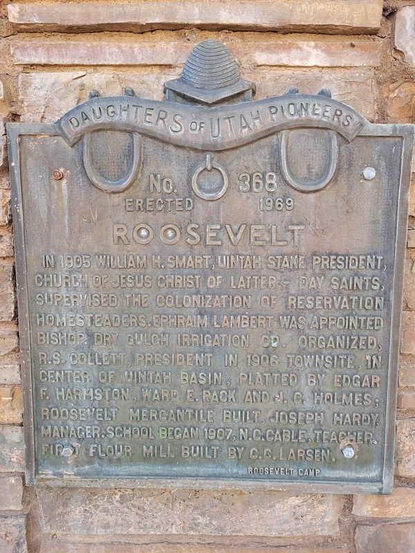 Roosevelt Marker. Click for full size. Roosevelt Marker image. Click for full size.
