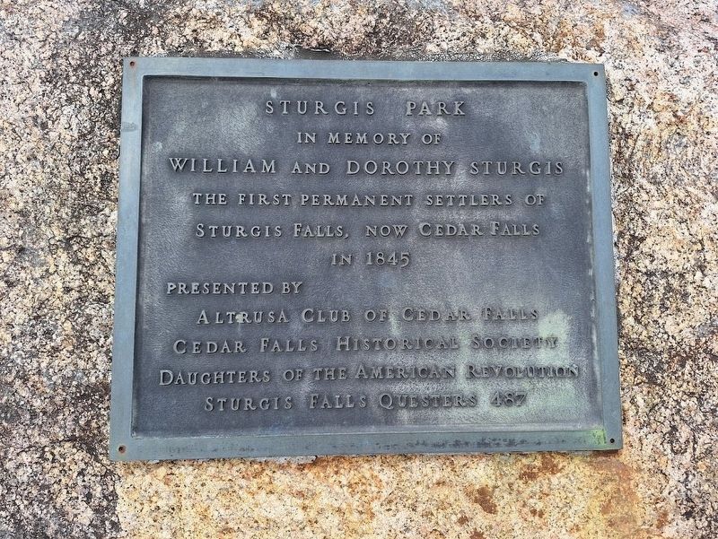 Sturgis Park Marker. Click for full size. Sturgis Park Marker image. Click for full size.