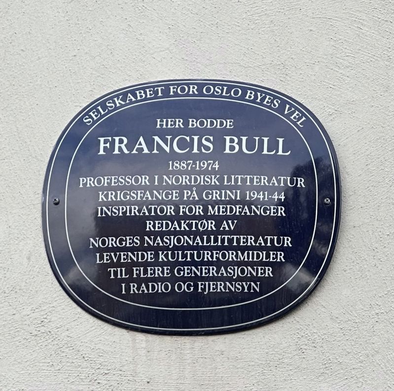 Francis Bull Marker image. Click for full size.