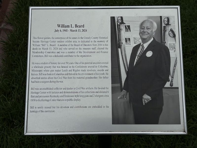 William L. Beard Marker. Click for full size. William L. Beard Marker image. Click for full size.