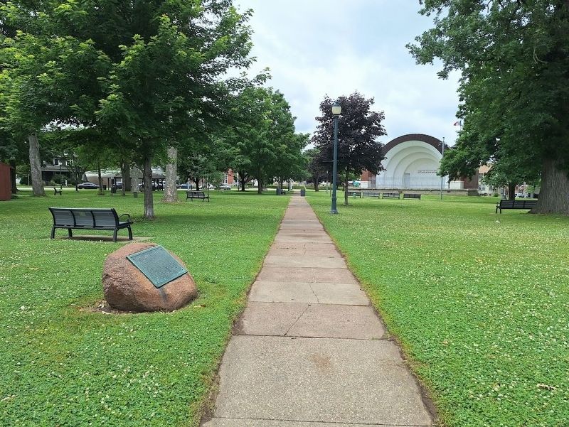 Overman Park Marker. Click for full size. Overman Park Marker image. Click for full size.