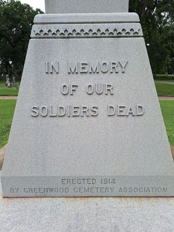 Soldiers Monument Marker. Click for full size. Soldiers Monument Marker image. Click for full size.