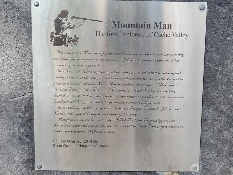 Mountain Man Marker image. Click for full size.
