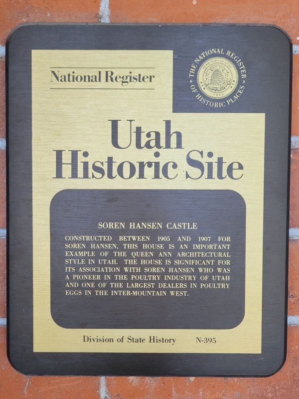 Soren Hansen Castle Marker image. Click for full size.
