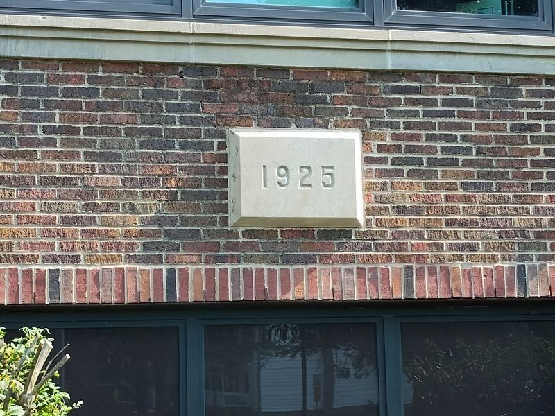 1925 Date Stone. Click for full size. 1925 Date Stone image. Click for full size.