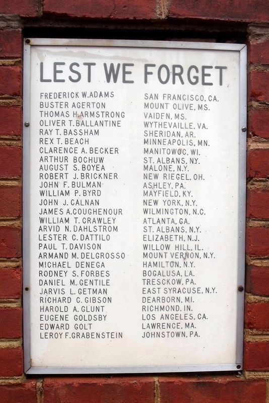 Lest We Forget image. Click for full size.