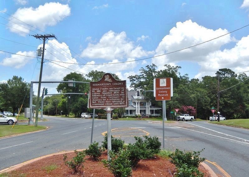 Germantown Colony Marker. Click for full size. Germantown Colony Marker image. Click for full size.