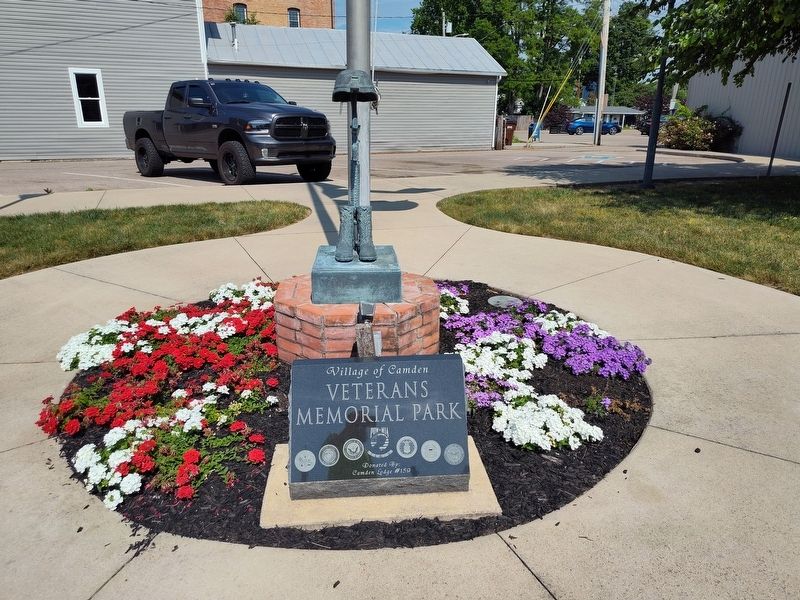 Veterans Memorial Park Marker. Click for full size. Veterans Memorial Park Marker image. Click for full size.