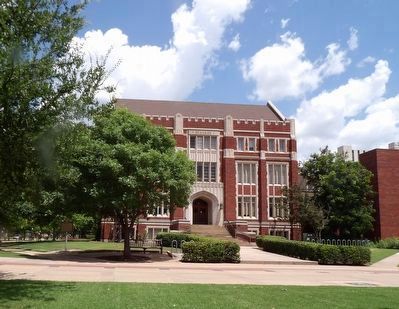 Richards Hall Marker. Click for full size. Richards Hall Marker image. Click for full size.