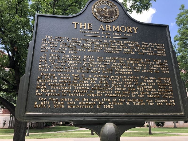 The Armory Marker, Side Two. Click for full size. The Armory Marker, Side Two image. Click for full size.