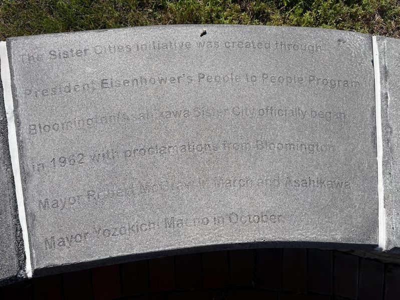 Sister City Memorial. Click for full size. Sister City Memorial image. Click for full size.