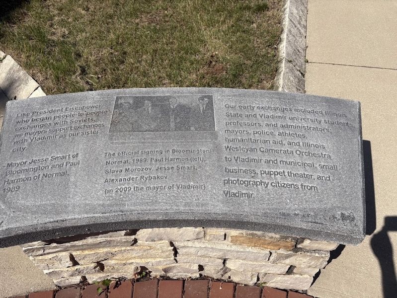 Sister City Memorial. Click for full size. Sister City Memorial image. Click for full size.