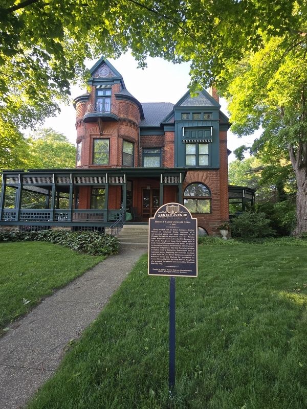 Henry & Luella Clements House and Marker. Click for full size. Henry & Luella Clements House and Marker image. Click for full size.