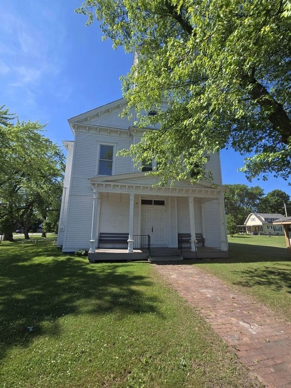 Omer Masonic Hall image. Click for full size.