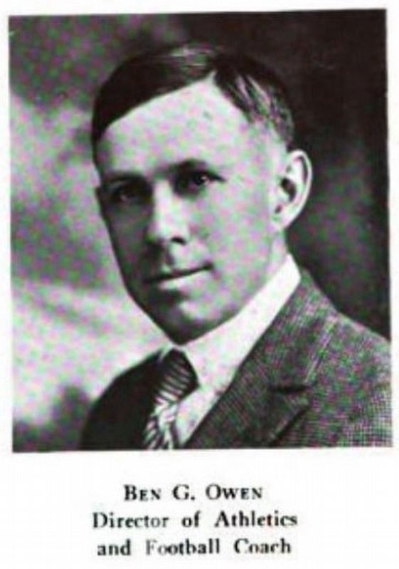 Benjamin Gilbert �Bennie� Owen (1875-1970) image. Click for full size.