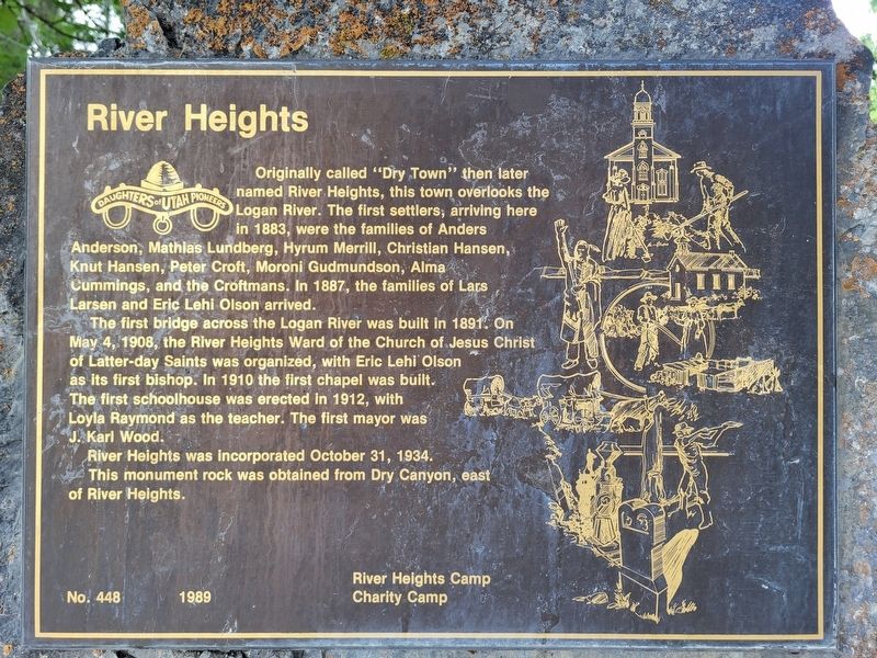 River Heights Marker image. Click for full size.
