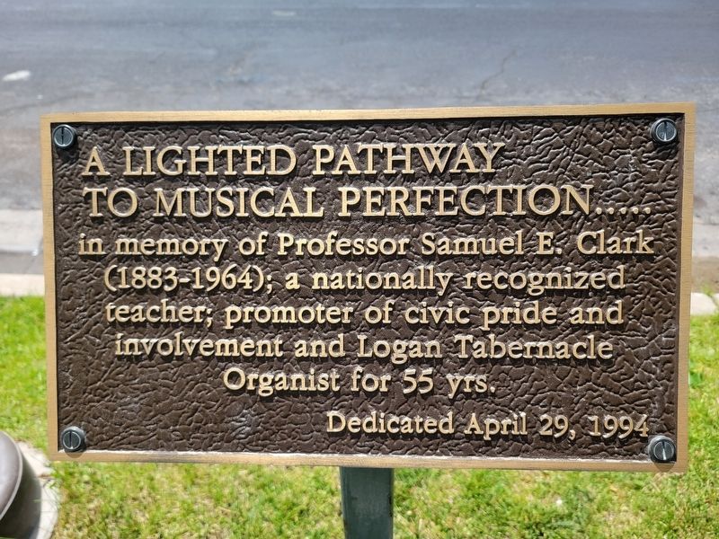 A Lighted Pathway to Musical Perfection..... Marker. Click for full size. A Lighted Pathway to Musical Perfection..... Marker image. Click for full size.