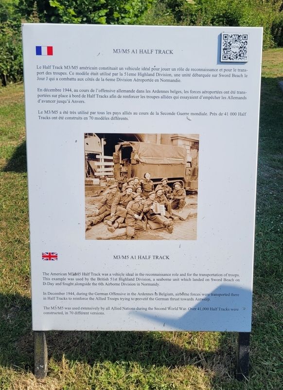 M3/M5 A1 Half Track Marker. Click for full size. M3/M5 A1 Half Track Marker image. Click for full size.