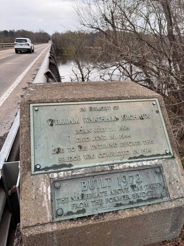 Michaux Bridge (Maidens) plaque image. Click for full size.