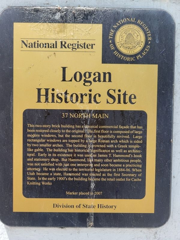 37 North Main Marker image. Click for full size.