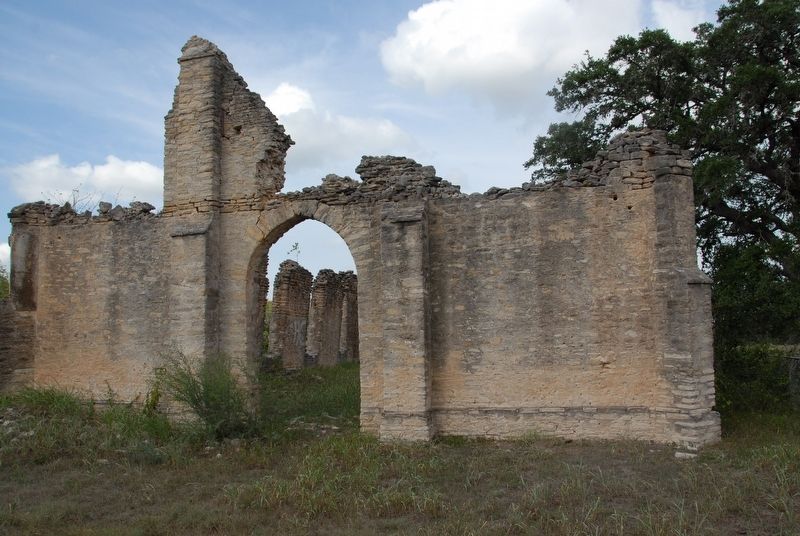 Ruins of Brush Creek Church. Click for full size. Ruins of Brush Creek Church image. Click for full size.