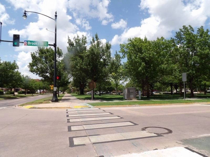 Brooks Street Marker image. Click for full size.